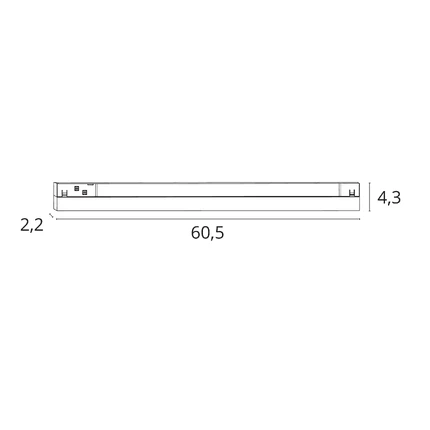 A4693PL-1WH СВЕТИЛЬНИК ПОТОЛОЧНЫЙ LINEA 48В 20Вт макс 980Лм 2700-6000К 90+ 120° smart
